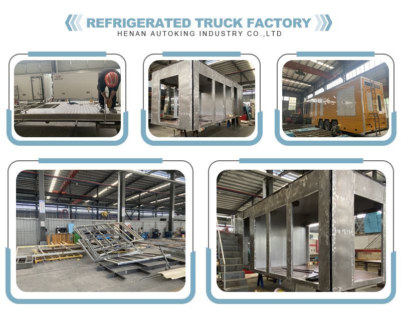 Refrigerated Cold Room Van Truck Refrigerator Box Truck Frozen Transportation