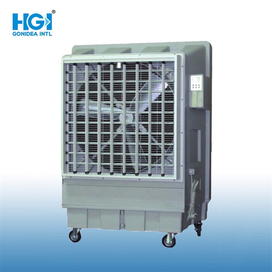 Pure Commercial Air Cooler 18000m3/H Movable Water Evaporative Air Cooler