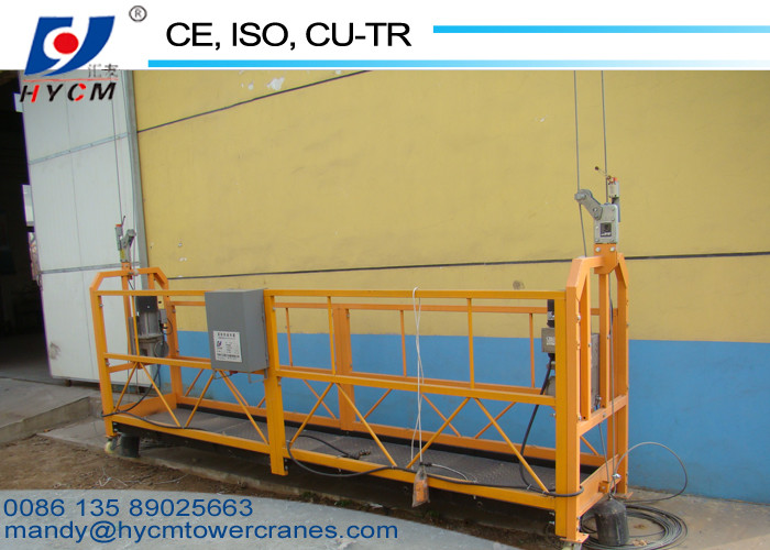 800kg Building Gondola Construction Suspended Platforms 380v/50Hz ZLP800 Working Platform