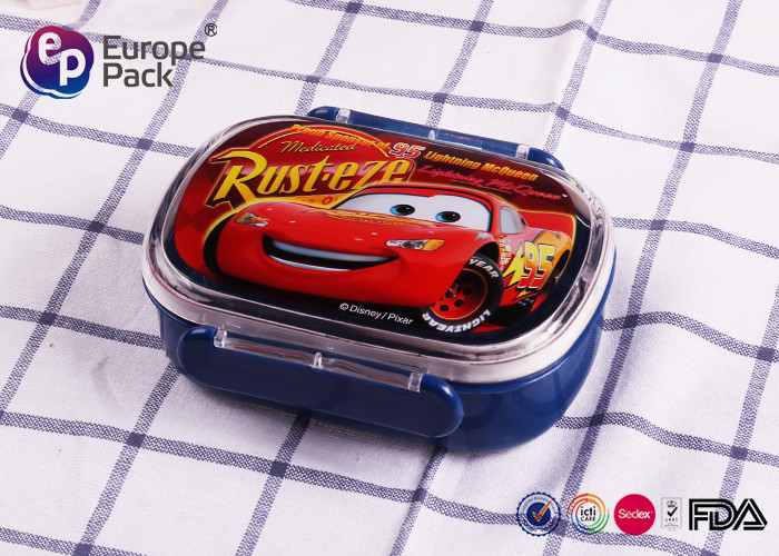 Light Weight Recycled Healthy Kids Plastic Lunch Boxes PP Material