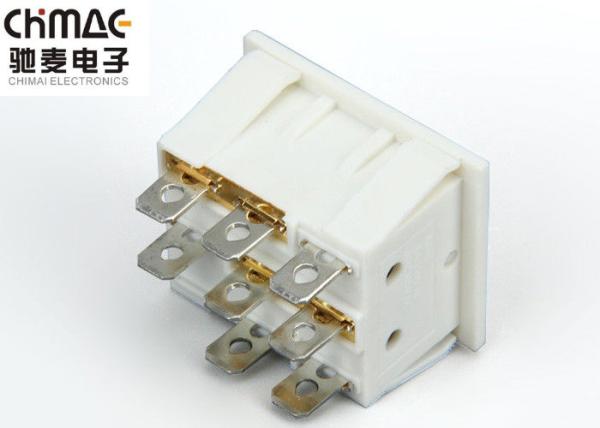 Hot Conditioner Cooler Boat Rocker Switch 3 Way White Stainless Steel Wire