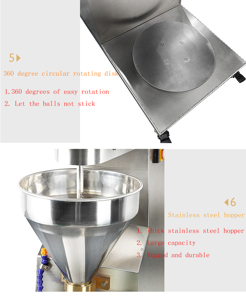 High Safety Level Fish Meatball Production Line Automatic 1000*400*400mm