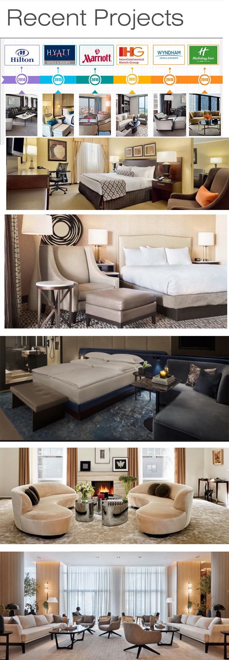 Custom Made upholstered Contemporary Bedroom Sets MDF Wood