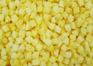  HACCP 10kg Organic 10mm IQF Frozen Pineapple Slices Manufactures