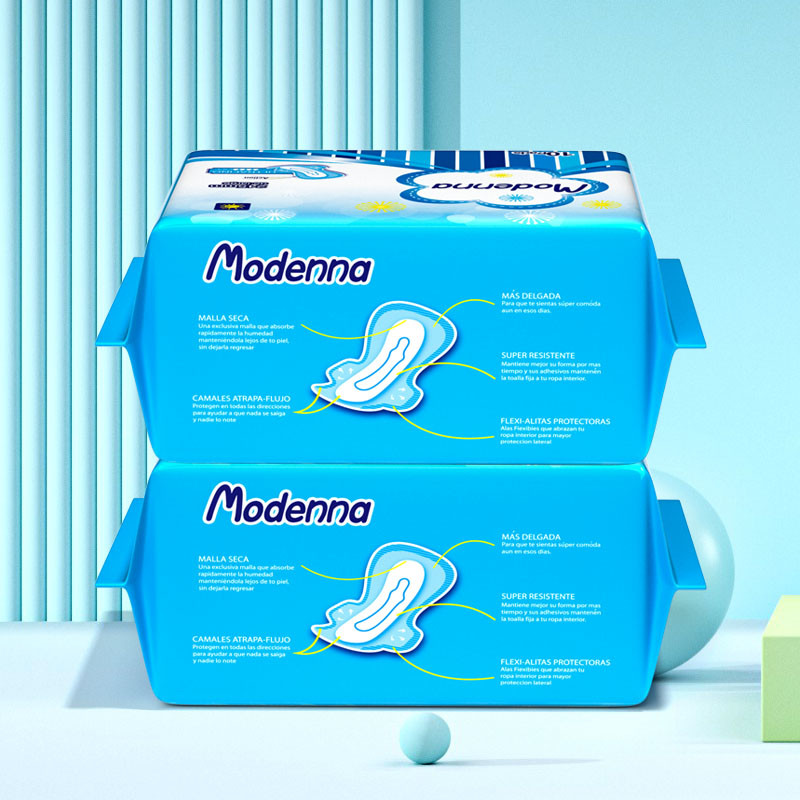 OEM Daily Use Sanitary Pads Girls Period Organic Cotton Female Sanitary Napkins