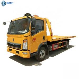 China Size 6300mm Load Weight 7ton Sinotruk HOWO 4x2 Flatbed Tow Truck on sale