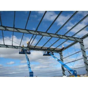 Custom Steel Hangar Warehouse with Q235B Q345B Frame