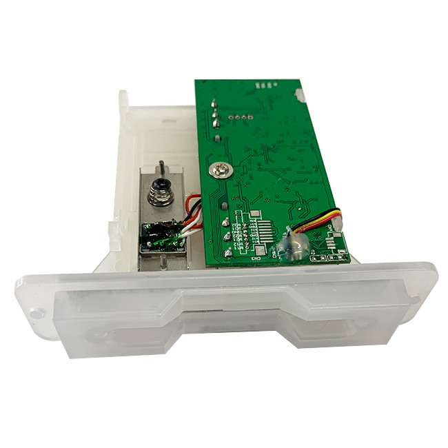  Illuminated Magnetic Swipe Card Reader Semi Transparent Bezel Half Insertion Manufactures