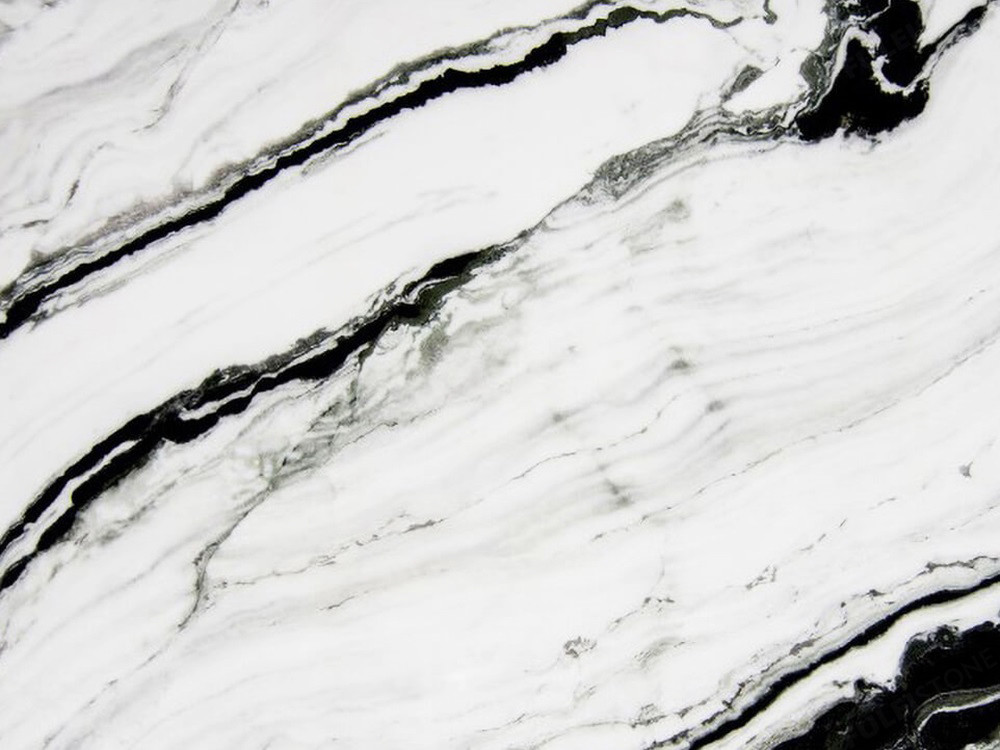 Honed Exotic Thick 3cm 30x120cm Panda White Marble Tile