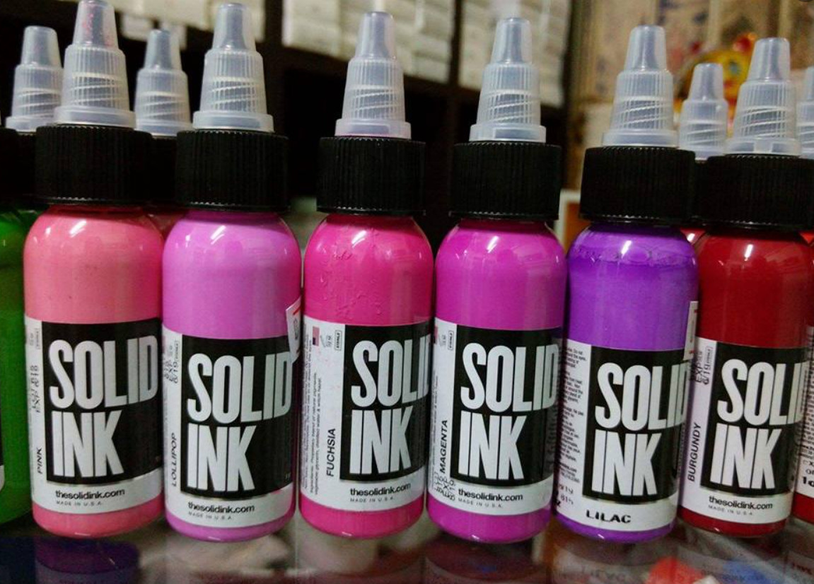 Fuchsia Micro Solid ink Natural Tattoo Permanent Makeup Pigment 30ML 60ML 120ML 260ML FDA Tattoo Ink