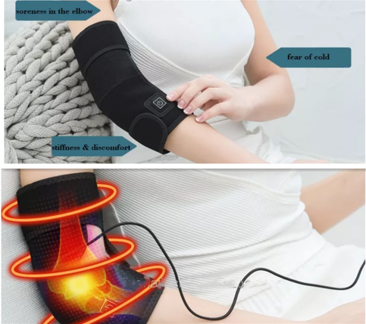 Unisex Neoprene Heating Waist Belt Elbow Pad 64x23cm Breathable