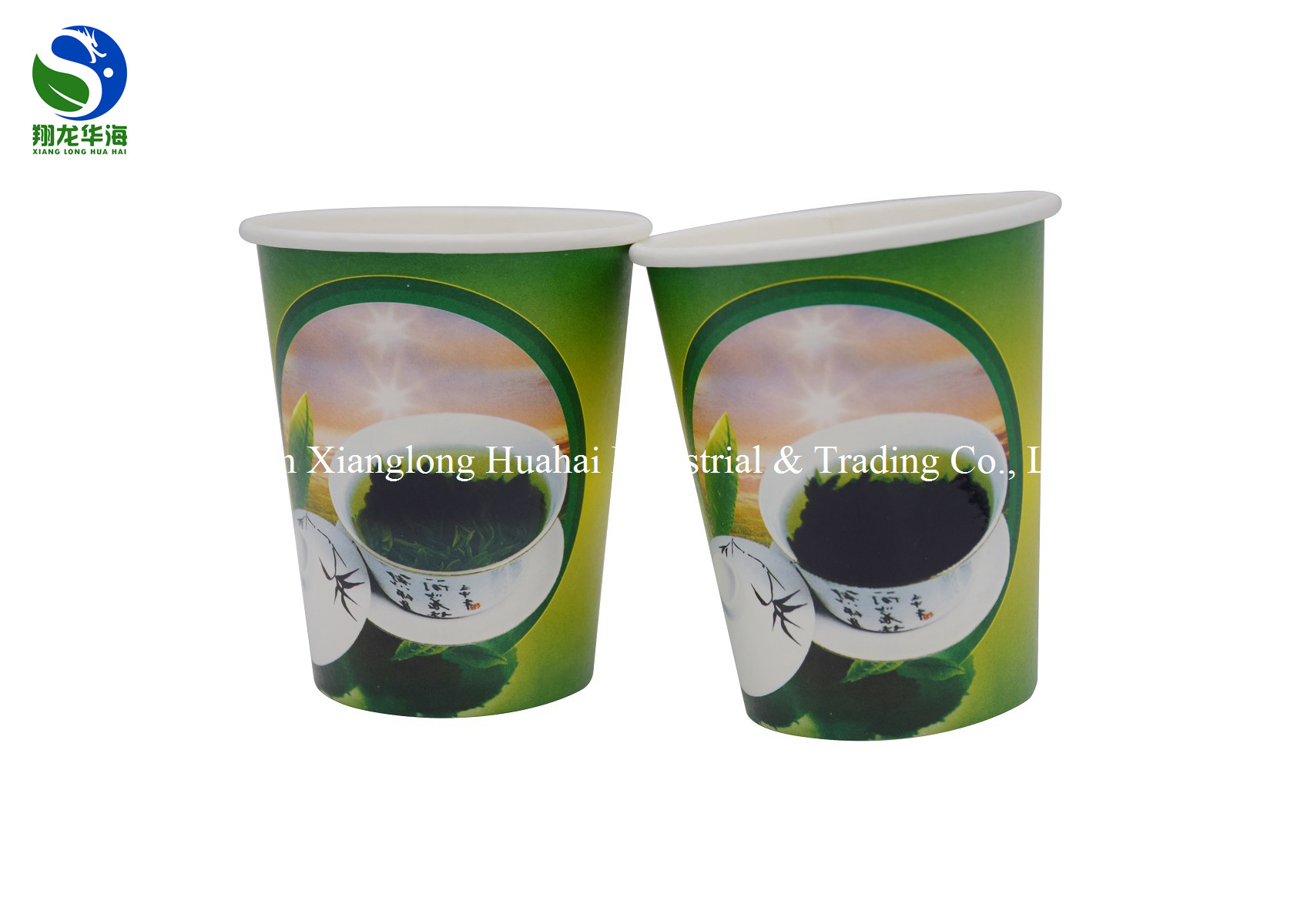 Custom Heat Insulation Color Changing Paper Cups Food Grade Chain Coffee Bar Use