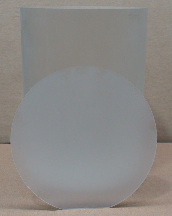 Single Side Polished Sapphire Crystal Wafer 4 Inch Round For LED