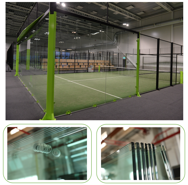 China Lvyin Manufacturer 10x20m Portable Padel Court 4m Full Tennis Court