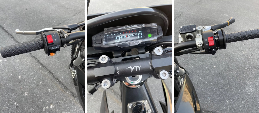 72V 40Ah Battery Electric Dirt Bike 120km/H Max Speed 12000W Mid Drive Electric Bicycle