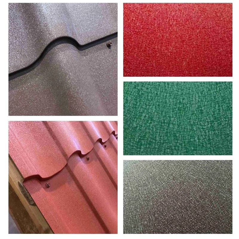 PVDF 40 Years Warranty 28Ga SS80 PPGI Z275 RAL8017 Brown Roof Sheet Painted Zinc Coated Steel Corrugated Sheet Panels