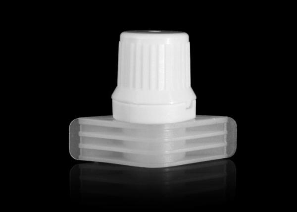 9.6mm / 10mm Non Spill Plastic Spout Caps For Sauce Jams Flexible Spout Bags