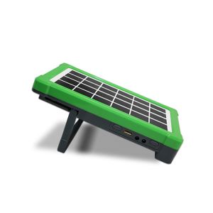 Flashlight Portable Solar Powered Generator Kit Panel For Home Emergency Backup