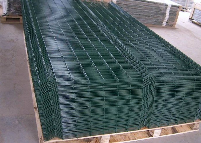 PVC Coated Welded Wire Mesh Panel Long Hole 2.0 - 4.0mm Wire Gauge