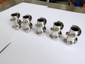  ZSE75 Co Rotating Twin Screw Extruder Spare Parts HRC58 - 62 Hardness Manufactures