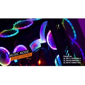 Power Extension Cord RGB Extension Cable Kit to 24-Pin ATX Motherboard for