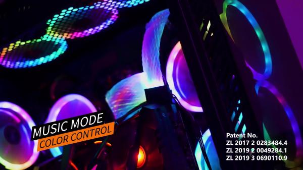 RGB 24 pin motherboard extension cable for pc gaming male to female light sync