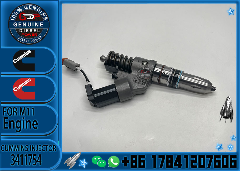 3411756 Recommended M11 Diesel Engine Injector Fuel Injector Assembly 3411754 for Construction Machinery Parts from Xian