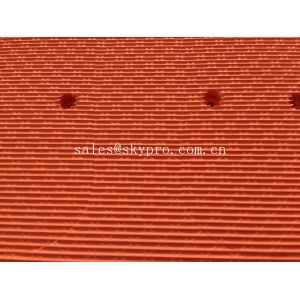 One Side Orange EVA Sheet For Shoe , Comfortable EVA Rubber Sole Sheet For Home