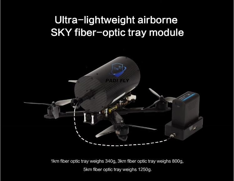 Ultra Long Distance 30-40km 0.27mm Fpv Fiber Spool Drone Fiber Optical Cable