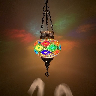 Rustic Vintage Turkish lamp kitchen island light(WH-DC-38)