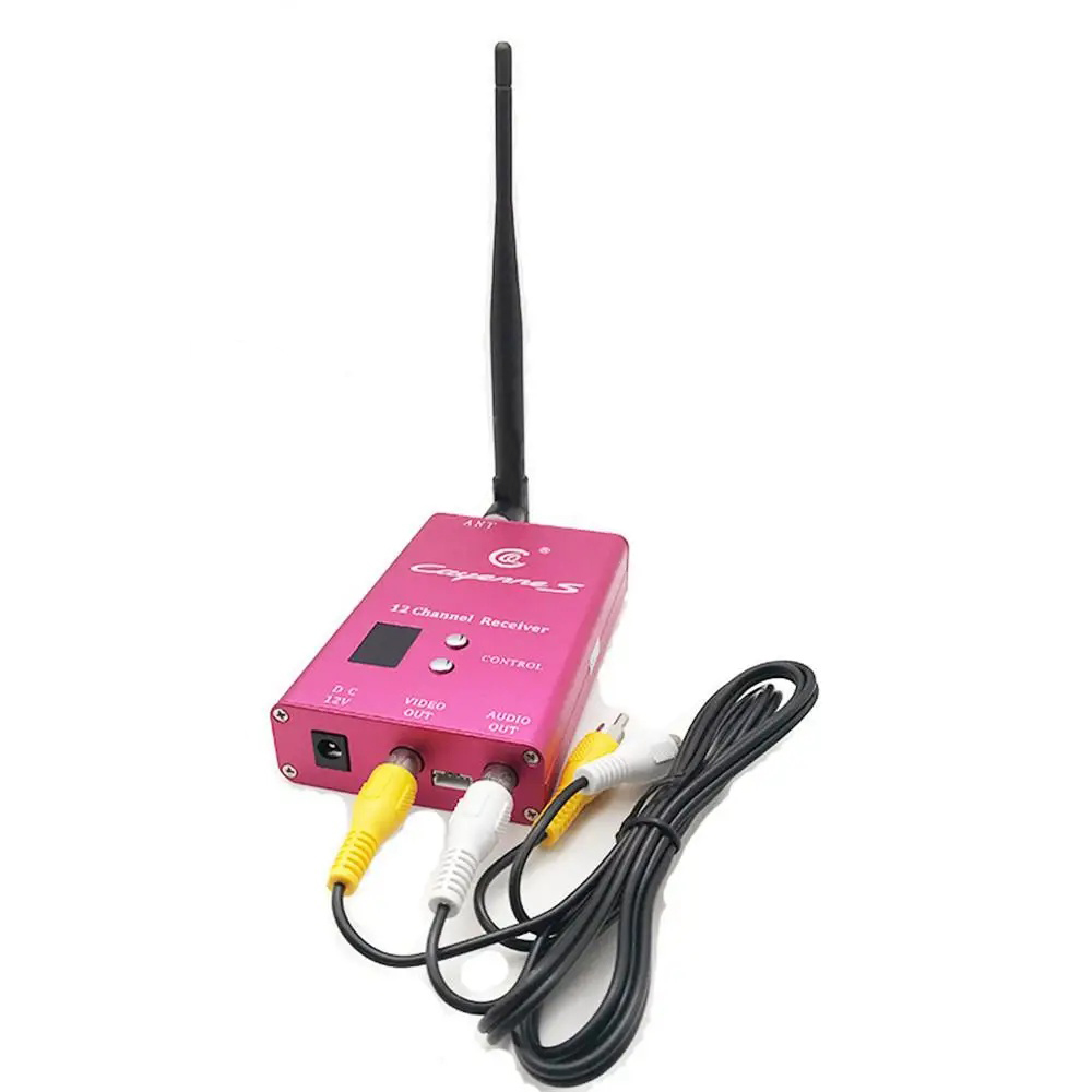 High Power 8W 1.2Ghz 6 Channel Drones Video Transmitter and Receiver for Long Range FPV