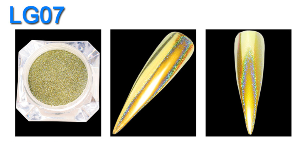 OEM/ODM Yes. Holographic Nail Powder for Poleyster Nails High Standar