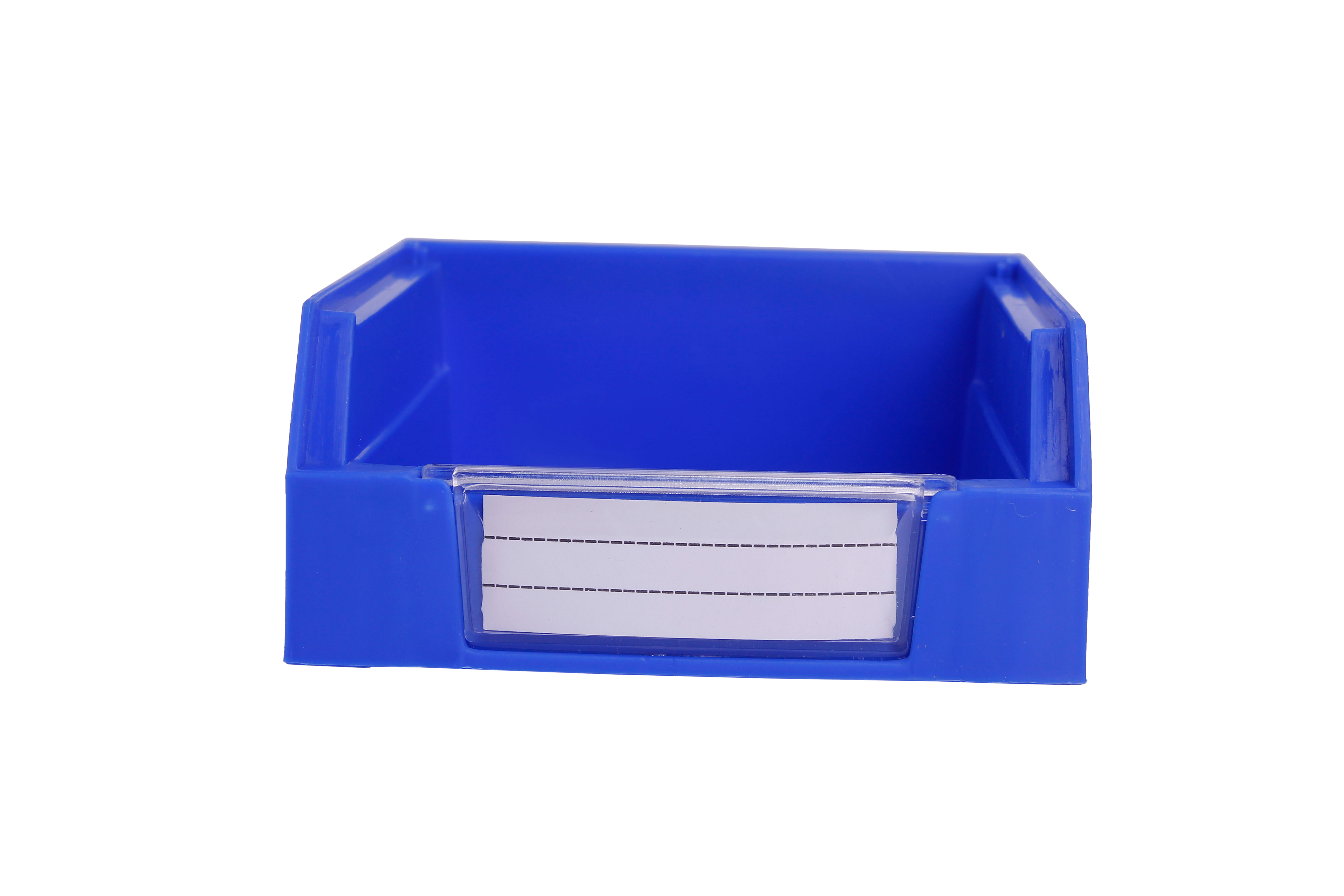 Shelf Storage Bin with Dividable Plastic Tool Container and Back Hanging Convenience