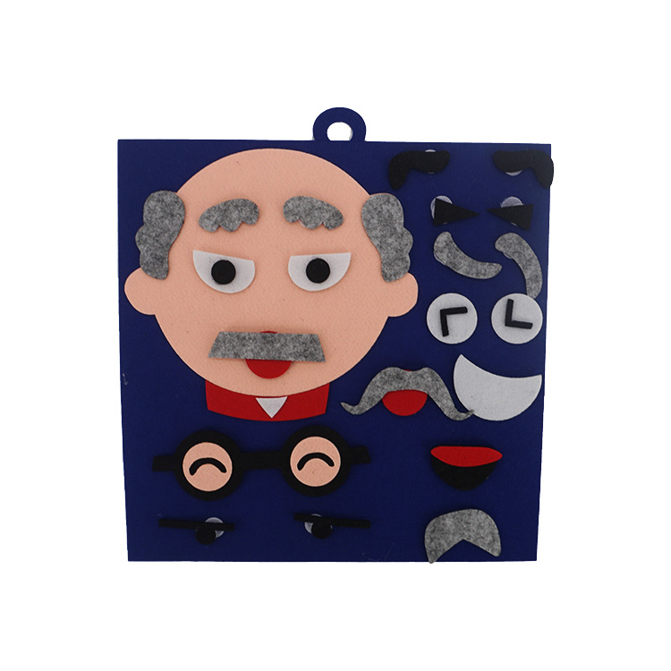 Ecofriendly 100 Handmade Foldable Multi Color Felt Child Kids Educational Board Toy