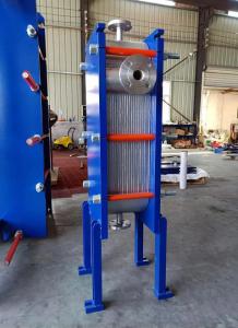  Fully Welded Plate Heat Exchanger Model GFW60 For Silicone Oil Heating Manufactures