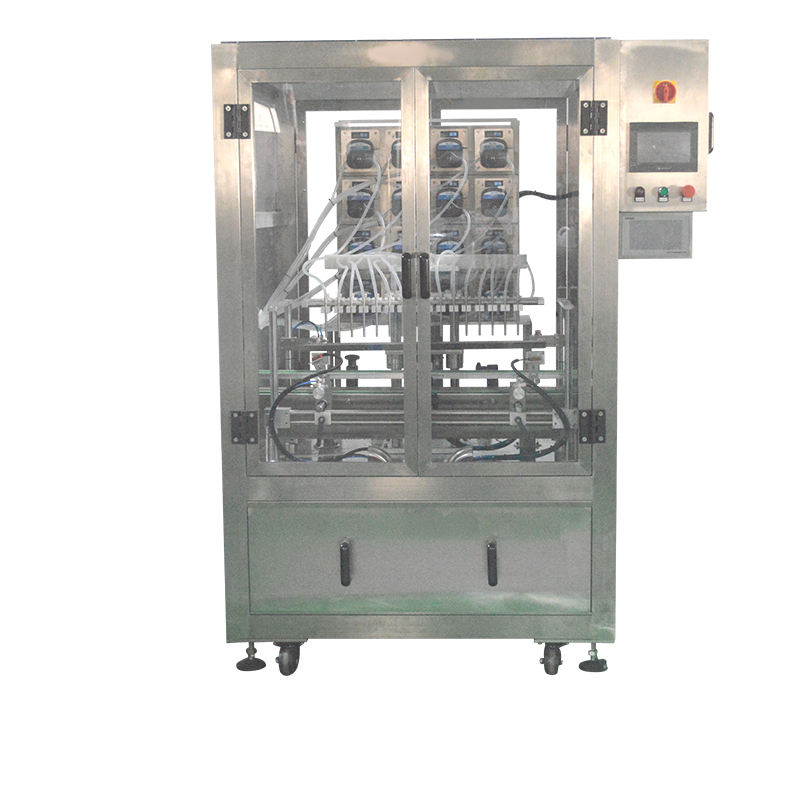 16 Heads Skin Care Bottle Peristaltic Pump Filling Machine Production Line for Output