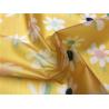 Buy cheap Little Girls Coats TPU Leather Yellow Color With White Flowers Eco - Friendly from wholesalers