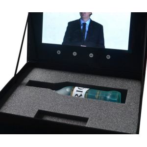 7 inch LCD video presentation box, LCD video display gift box with foam inlay