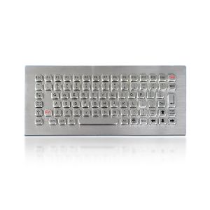  IP65 Waterproof Panel Mount Keyboard Metal Industrial Rugged Keyboard Manufactures