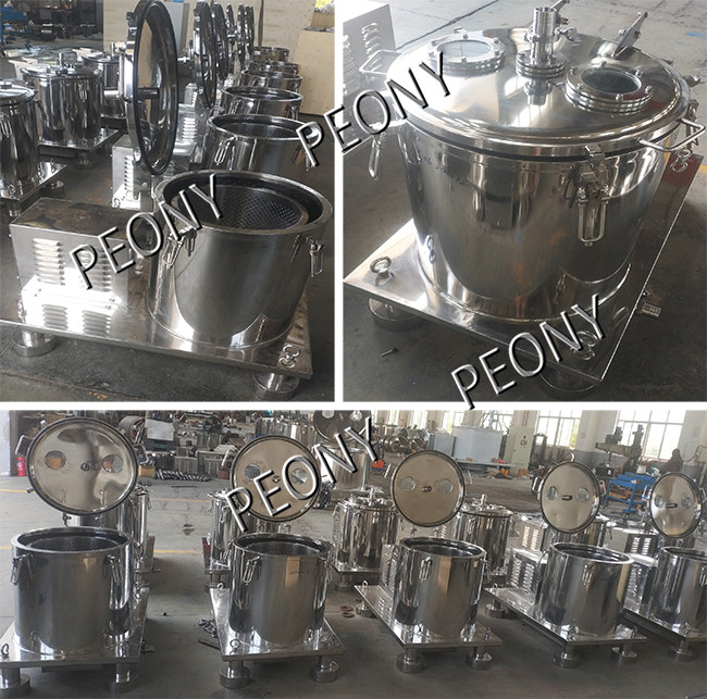 High - Efficient Vertical Basket Centrifuge CBD Oil Ethanol Extraction Machine