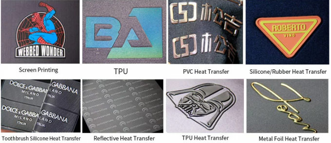 Sustainable Anti Slip Silicone Heat Transfer Labels For Swimsuit 0