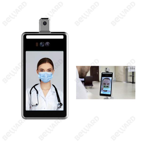 Quality AI Face Recognition 8" IPS Fever Screening Terminal 14.4W for sale