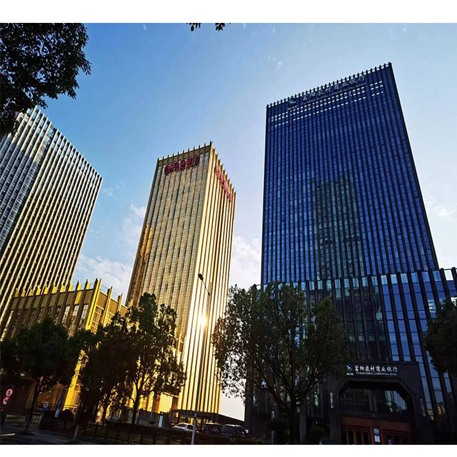 Clear Glass Curtain Wall Facade For Construction Structural Exterior Wall