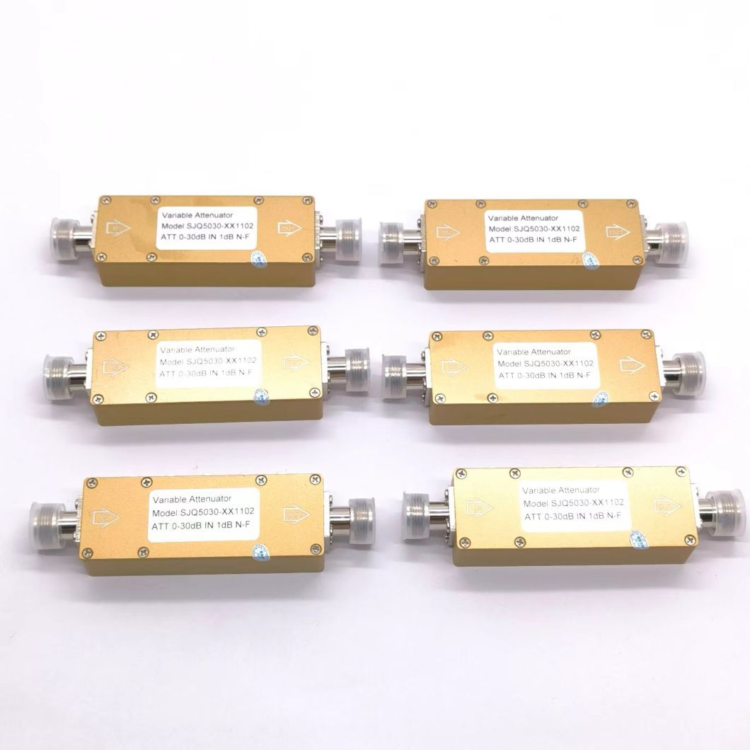 DC-3000MHz 5W 10W RF Variable Attenuator Adjustable Attenuator Stepped Attenuator Step Att N-F