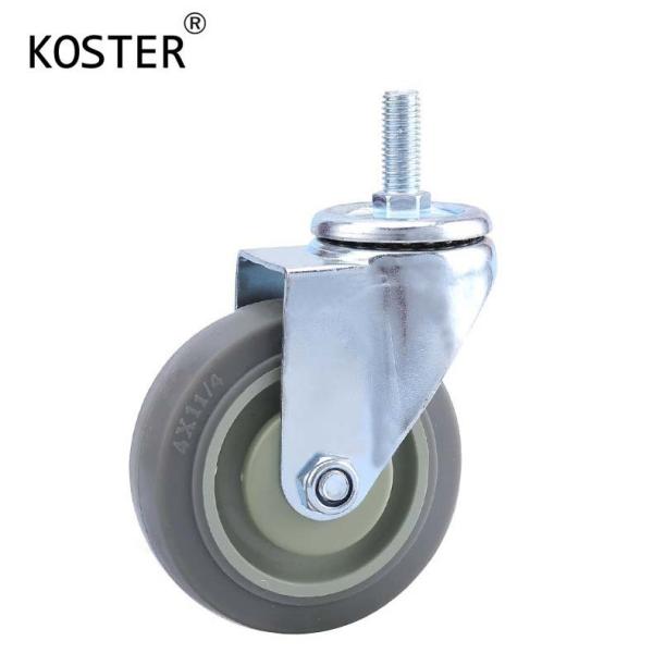 110kg Maximum Load 3-5inch Industry Mute Furniture Swivel with Brake Caster
