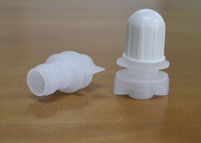 Polyethylene Pour Spout Caps 14mm Outer Dia For Reusable Food Liquid Pouch Bag