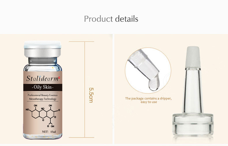 Organic Herbal Serum Anti Acne Customized Label Dermapen Face Essence For Oily Skin