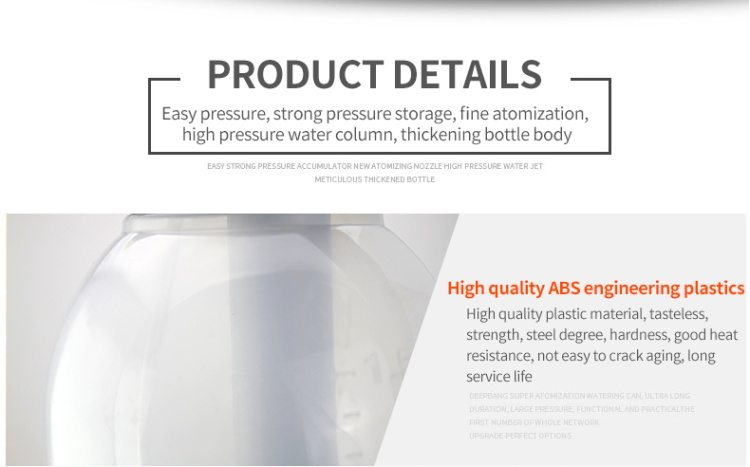 PP ABS Plastic Pesticide Garden Hand Pump High Pressure Sprayer 2L Bottle