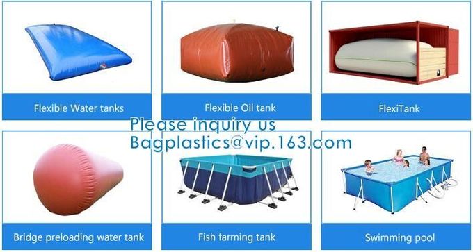 Flexible Pillow Water Tank Collapsible Oil Bladder Plastic Tank, Liquid Storage Tank, Flexible tank, cube, marine