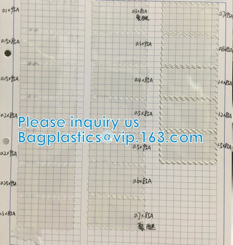 Eco Friendly Biodegradable customized Super Transparent TPU Film sheet colored breathable anti-static flame retardant